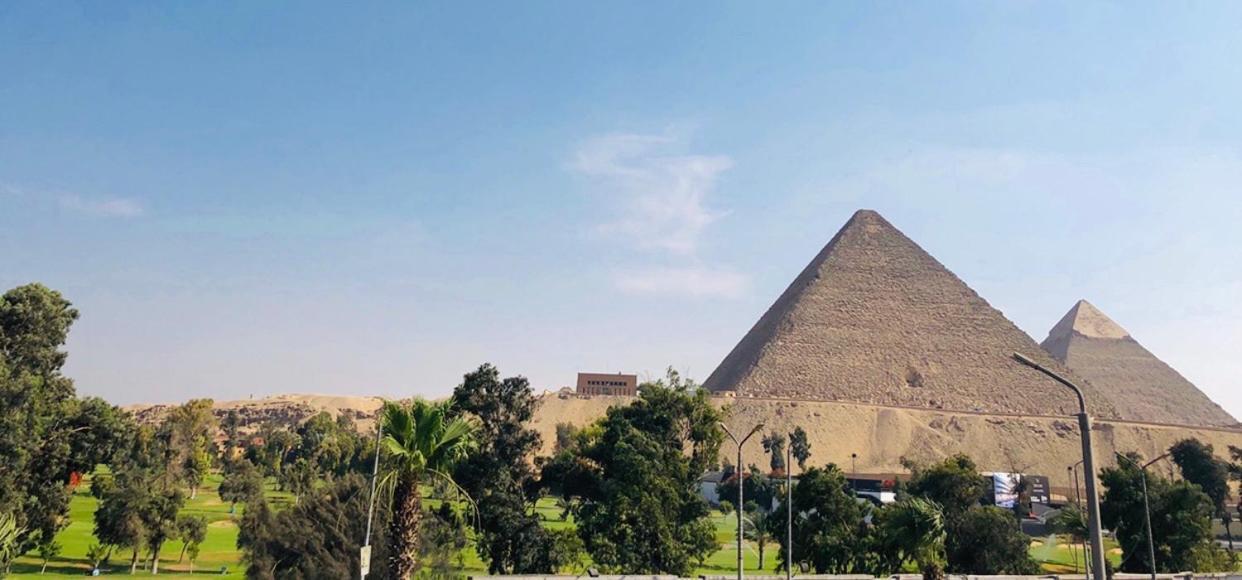Elite Pyramids Inn Kafret el-Gabal Eksteriør bilde